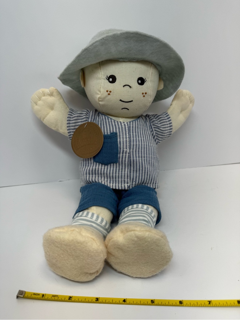 Madame Alexander boy doll in brand new condition with tags. So soft.!